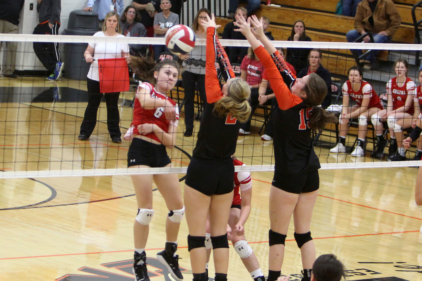 Colfax at Elk Mound volleyball 10-17-19